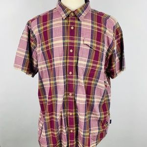 Patagonia Men's Shirt XXL Short Sleeve Plaid